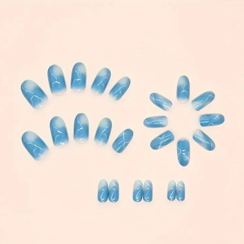 24 Pieces Fake Press On Nails